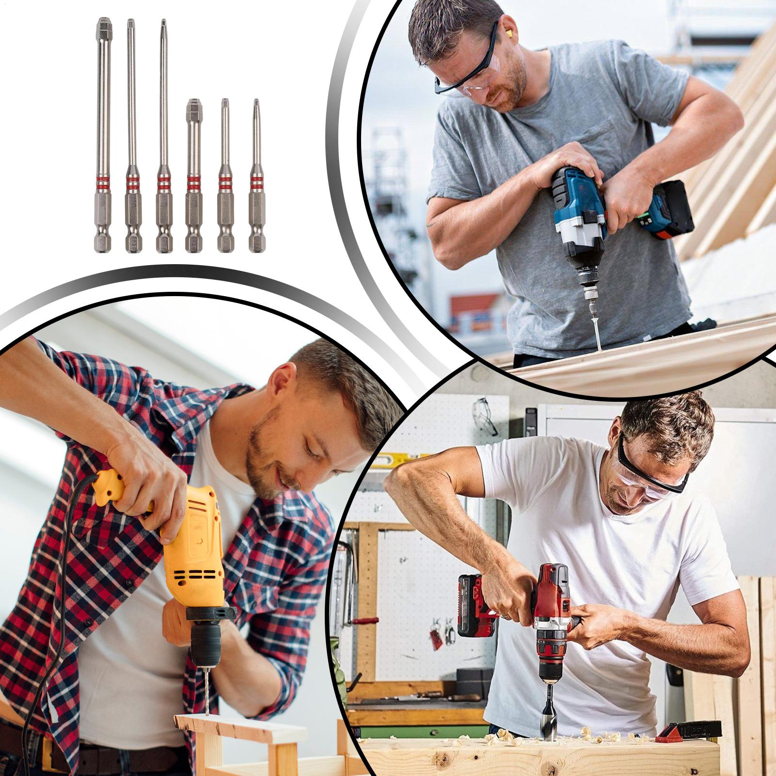 Electronics Repair Garage - Magnetic Screwdriver Bits 6-Piece Universal Repair