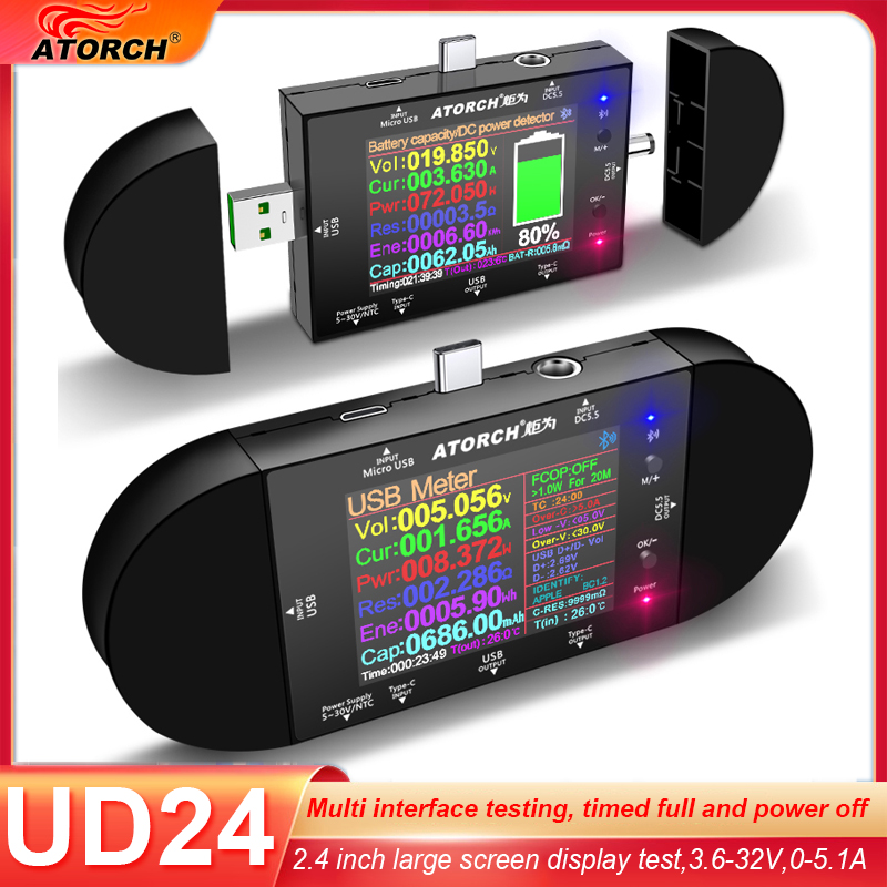 Usb Ammeter Tester - UD24 2.4 