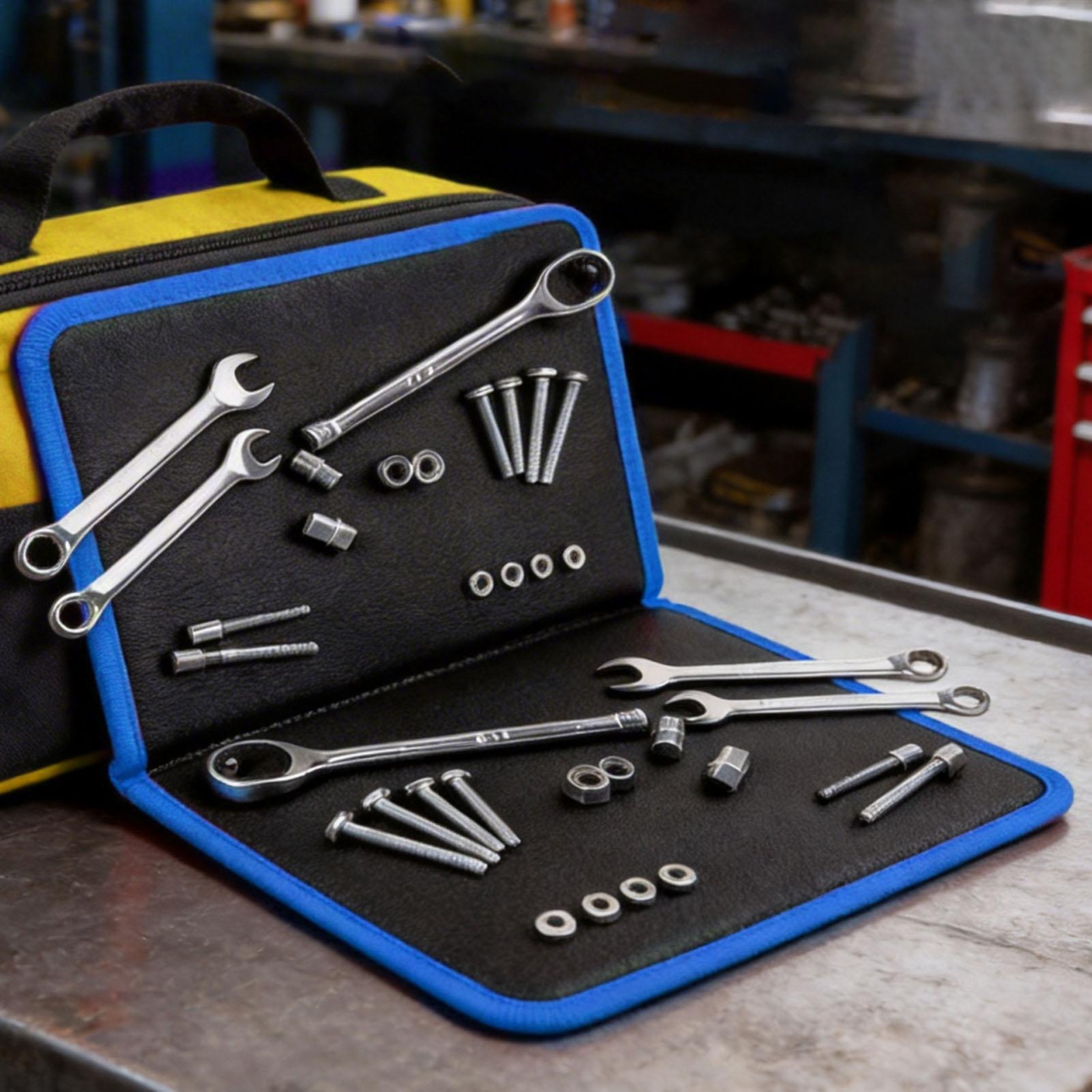 Electronics Repair Garage - Magnetic Tool Mat With Powerful Magnets