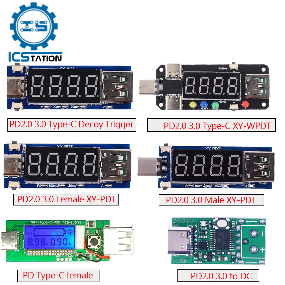 Usb Ammeter Tester - USB Loại C PD Decoy Kích