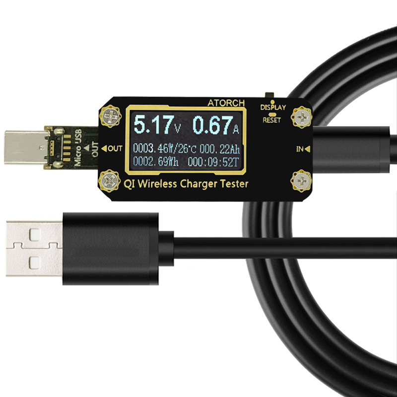 Usb Ammeter Tester - Sạc Không Dây QI 7 Trong
