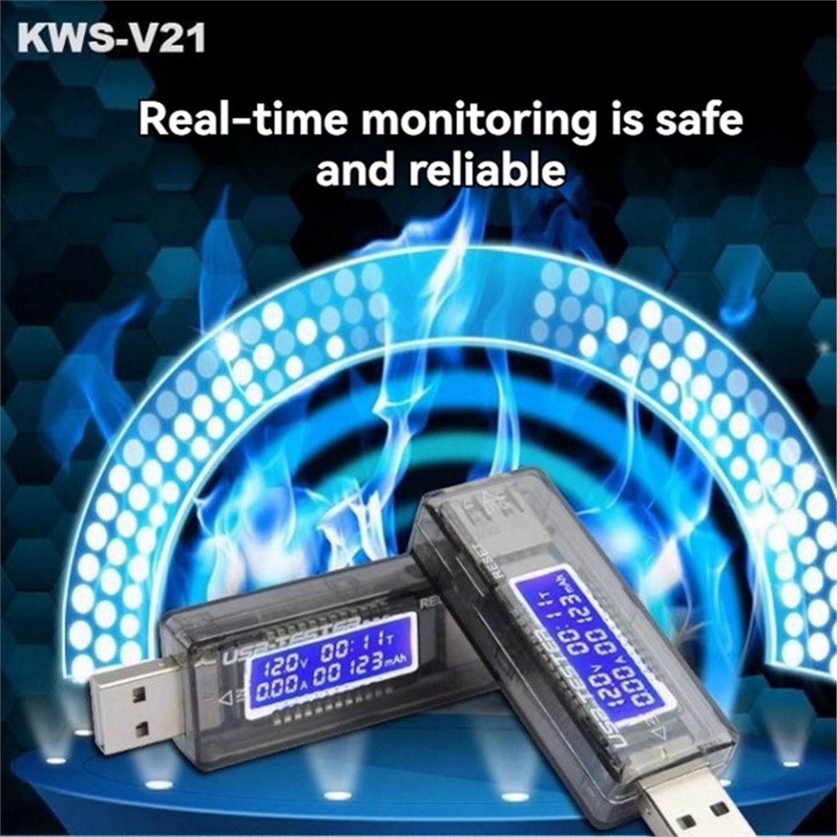 Usb Ammeter Tester - DT75BG KWS-V21 USB Tester QC2.0 DC