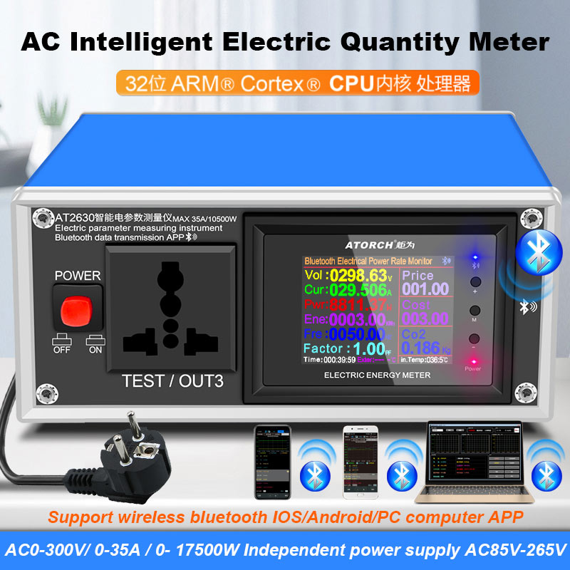 Usb Ammeter Tester - AT2630 AC Ampe Kế Vôn Kế