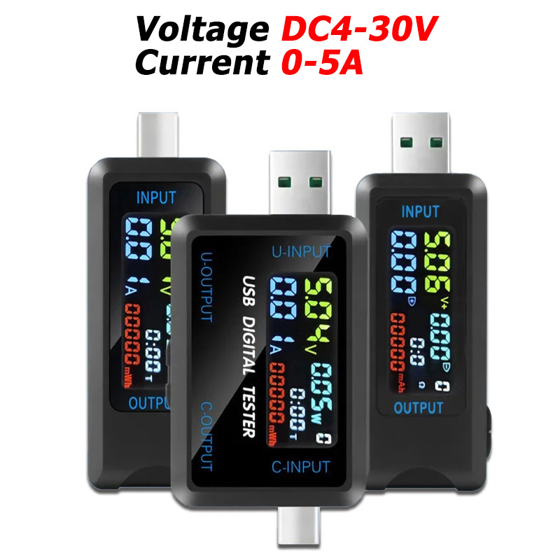 Type-C/USB Tester Digital Volt - đánh giá và giá Usb Ammeter Tester