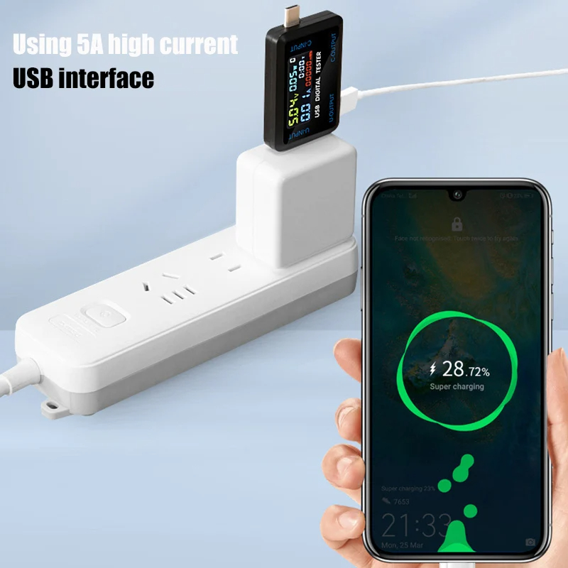 Type-C/USB Tester Digital Volt - đánh giá và giá Usb Ammeter Tester