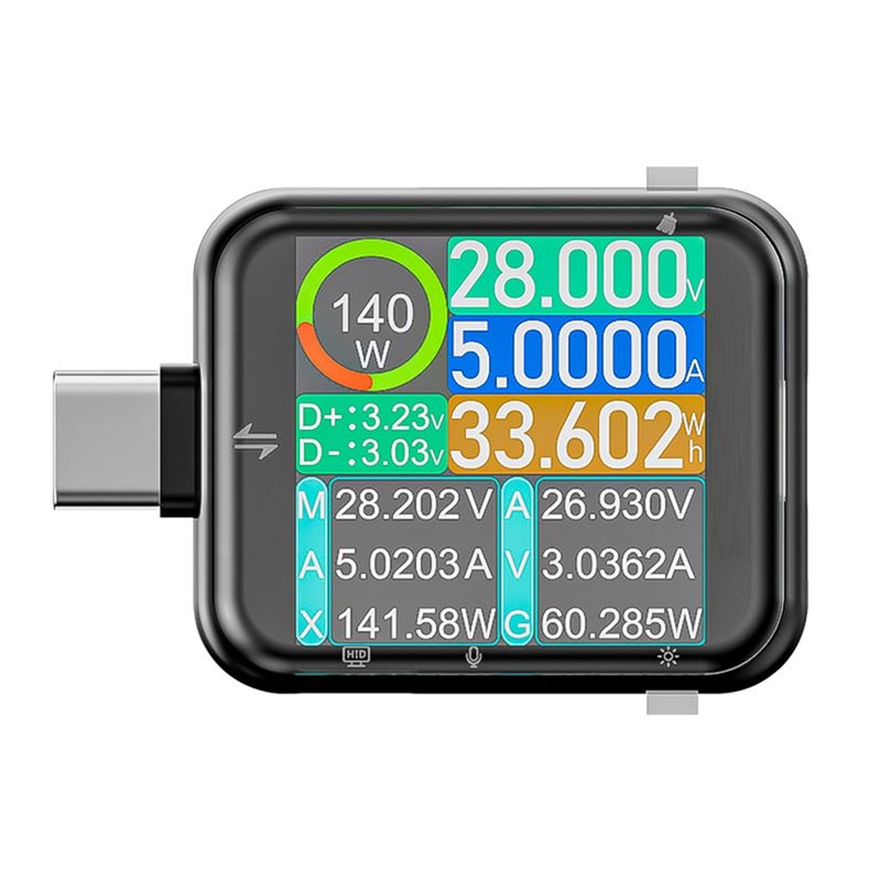 T3 USB-C Tester Digital Voltag - đánh giá và giá Usb Ammeter Tester