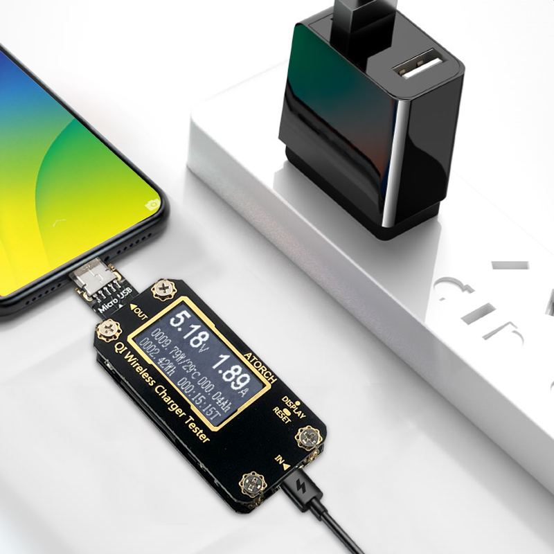 Sạc Không Dây QI 7 Trong 1 USB - đánh giá và giá Usb Ammeter Tester