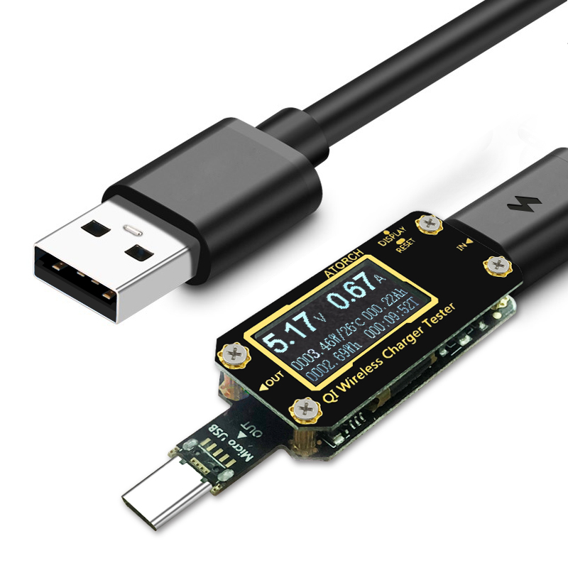 Sạc Không Dây QI 7 Trong 1 USB - đánh giá và giá Usb Ammeter Tester