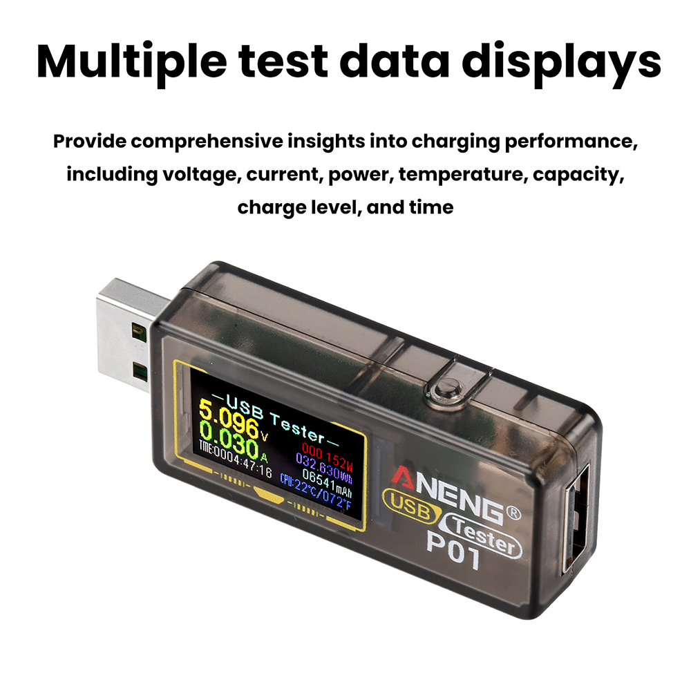 P01 Digital USB Tester Display - đánh giá và giá Usb Ammeter Tester