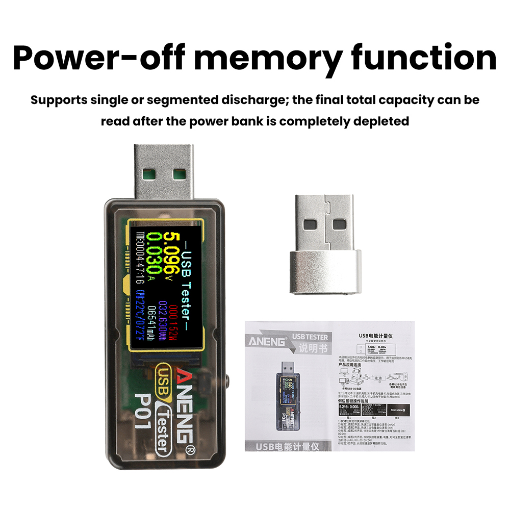 P01 Digital USB Tester Display - đánh giá và giá Usb Ammeter Tester