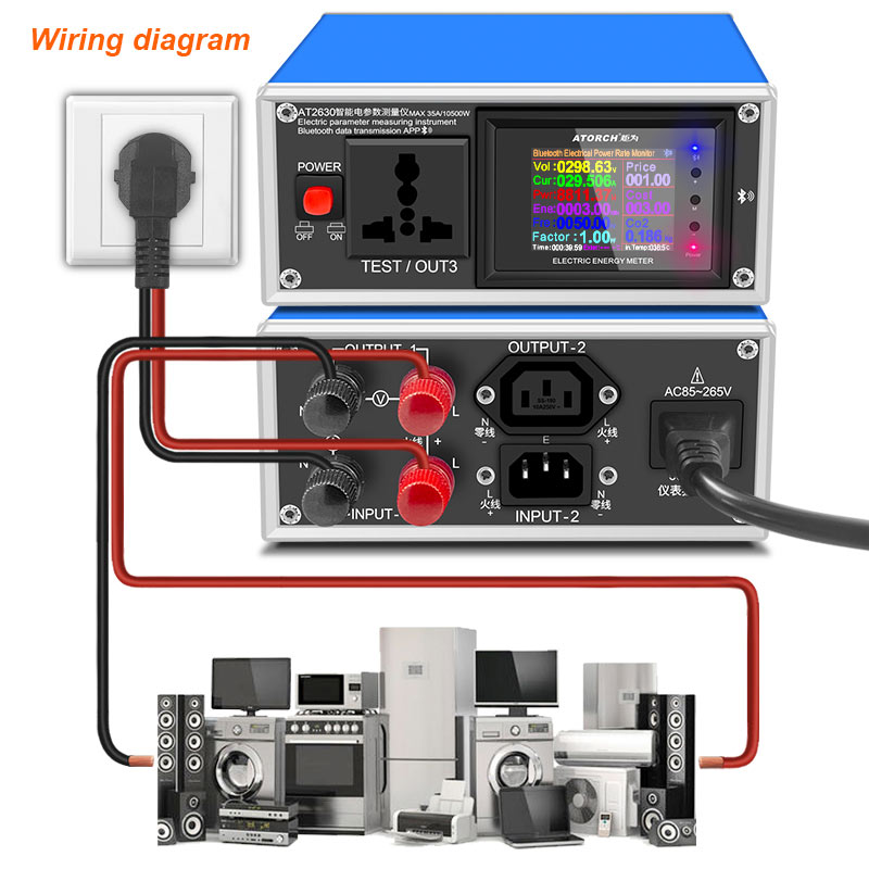AT2630 AC Ampe Kế Vôn Kế Kỹ Th - đánh giá và giá Usb Ammeter Tester