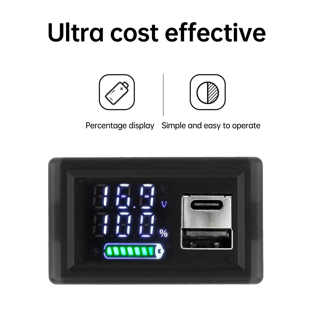 USB+Type-C/Dual USB 9V 12V 24V - đánh giá và giá Usb Ammeter Tester